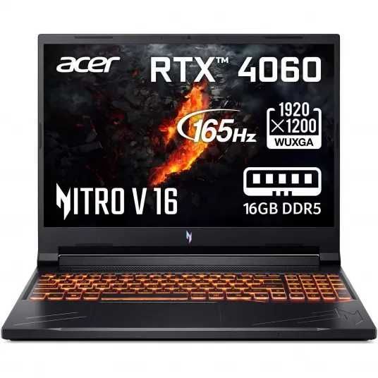 Acer NITRO 5 (16.0" WUXGA 165Hz/ R7-8845HS/ RTX4060 8-GB) Acer NITRO 5 (16.0" WUXGA 165Hz/ R7-8845HS/ RTX4060 8-GB)
