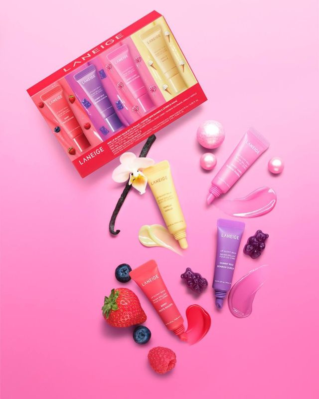 Набор блесков для губ Laneige Mini Lip Glowy Balm Set