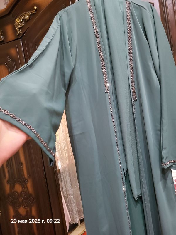 Dubai Abaya troyka Abaya +sharf+ baza+belbog' Dubai Abaya troyka Abaya +sharf+ baza+belbog'