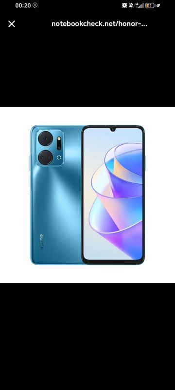 Honor X7a telefon satiladi 2024 alingan bahasi 1mln