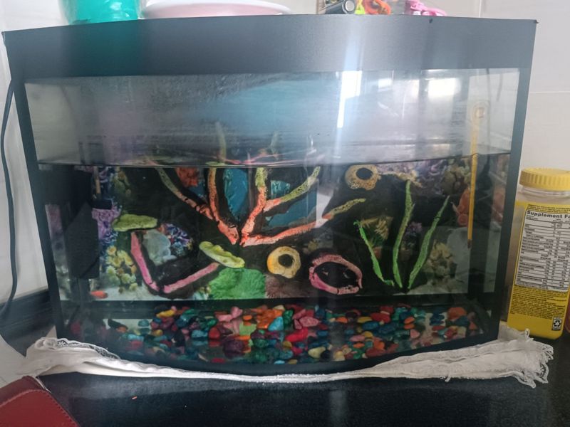 Akvarium filts svetelnik termometr suv isitgich