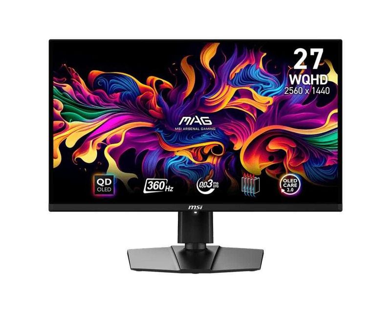 MSI MAG 271QPX QD-OLED 27-inch Gaming Monitor MSI MAG 271QPX QD-OLED 27-inch Gaming Monitor