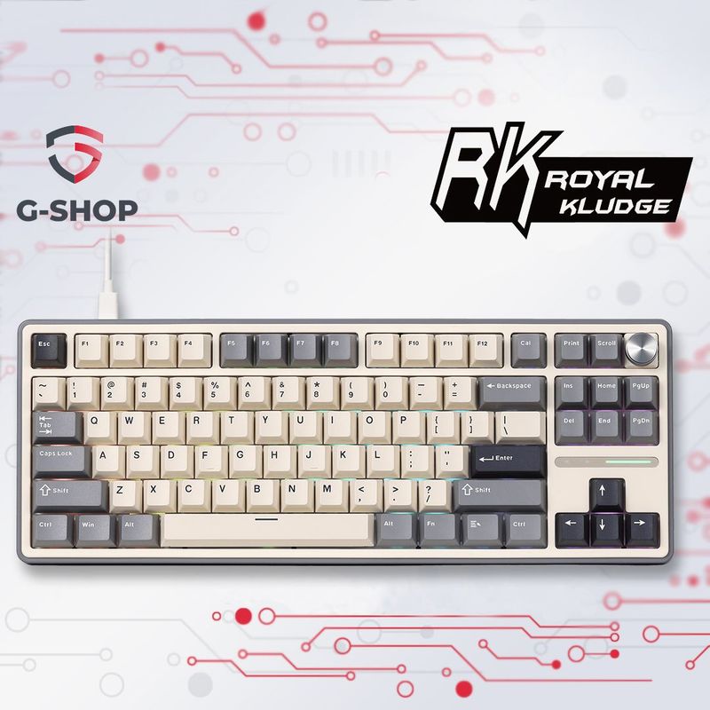 Игровая механическая клавиатура с подсветкой Royal Kludge R87 Pro RGB Игровая механическая клавиатура с подсветкой Royal Kludge R87 Pro RGB