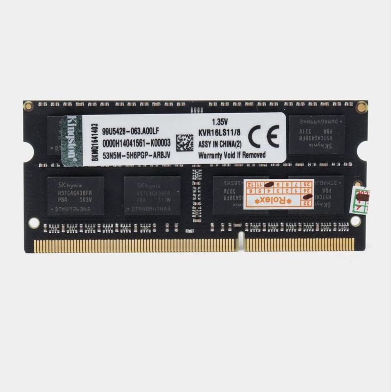 Оперативная память SoDIMM Kingston DDR3, 8 ГБ, 1600 МН, для ноутбука Оперативная память SoDIMM Kingston DDR3, 8 ГБ, 1600 МН, для ноутбука