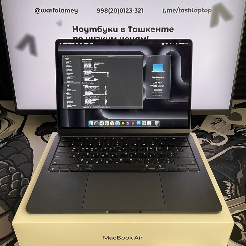 ноутбук Macbook Air M2 | 8/256 | Apple M2 | Touch ID