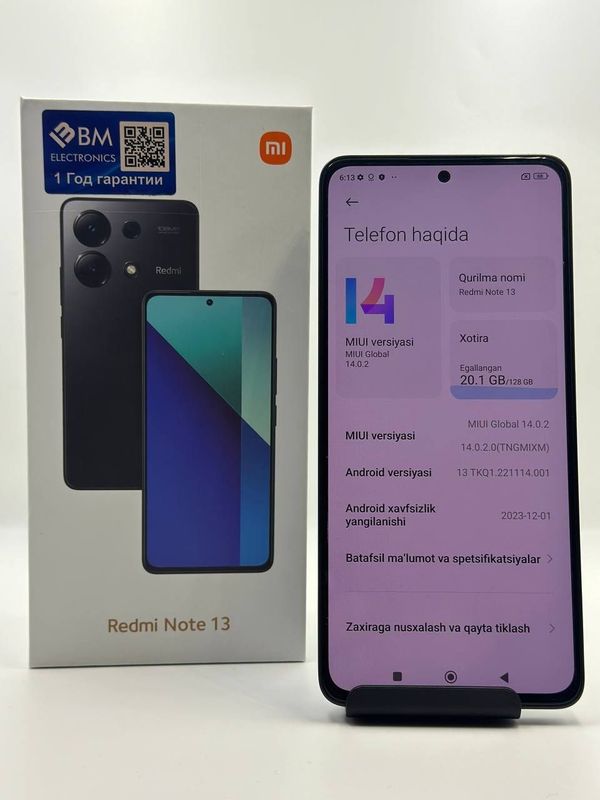 Redmi not 13 obmenga