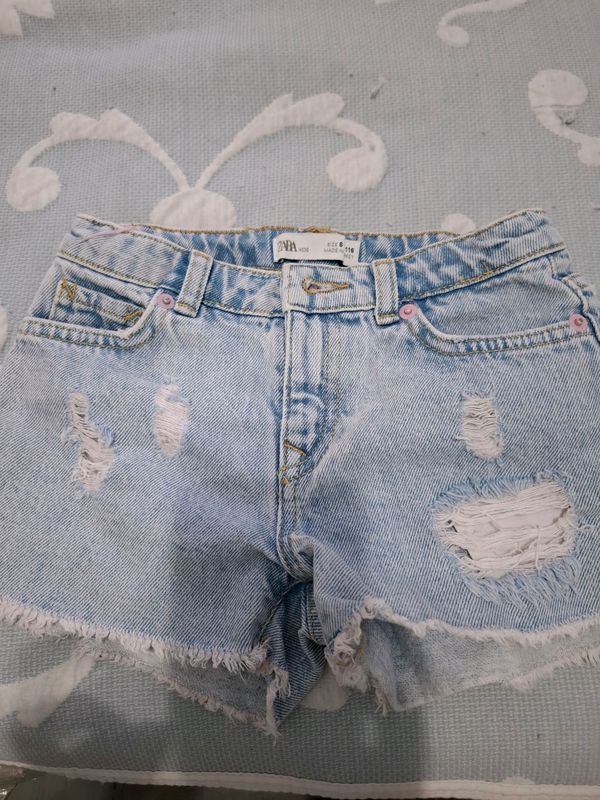 Джинсовые шорты Zara Джинсовые шорты Zara