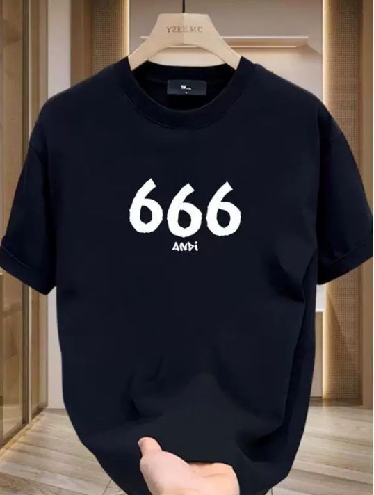 666 ANDI futbolka,qora rangli