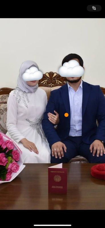1 martta zagsga kiyilgan 38 razmer Turetskiy