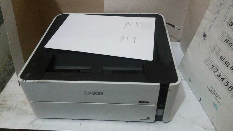 Epson M1140 ок кора чикарадиган принтер дуплекс