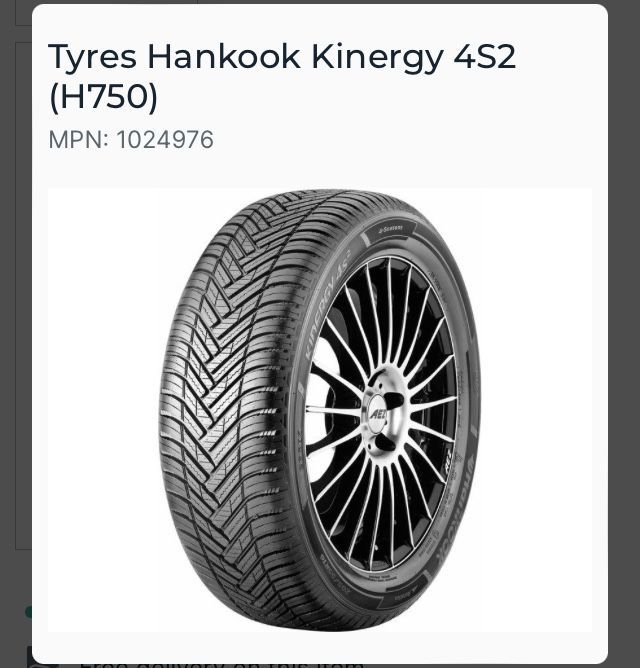 Автошины Hankook 235/45 R 18