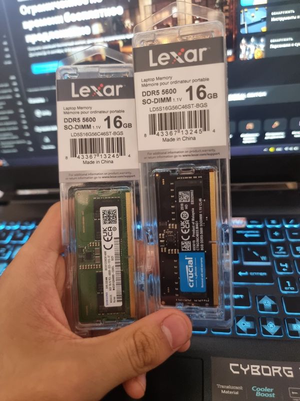 Aperativka ram bor 8gb + 8gb 5600h DDR5 Aperativka ram bor 8gb + 8gb 5600h DDR5
