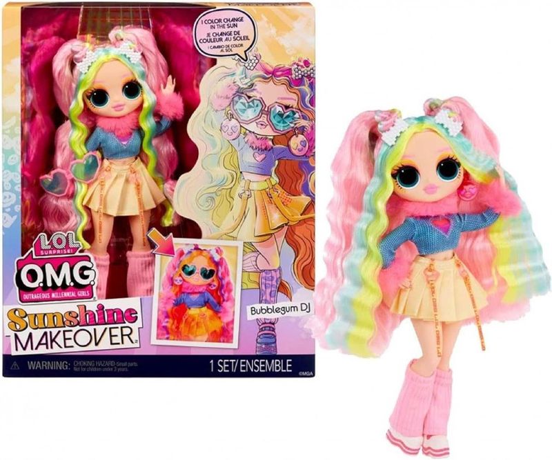 L.O.L. Surprise! Кукла OMG Sunshine Color Change Bubblegum DJ Fashion L.O.L. Surprise! Кукла OMG Sunshine Color Change Bubblegum DJ Fashion