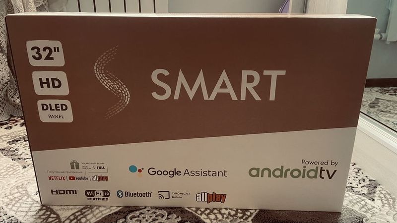 Ssmart 32 FSV22 Android TV Bluetooth yangi karobkada Ssmart 32 FSV22 Android TV Bluetooth yangi karobkada