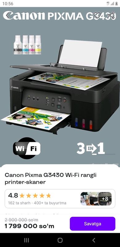 Printer Canon 3430 Printer Canon 3430