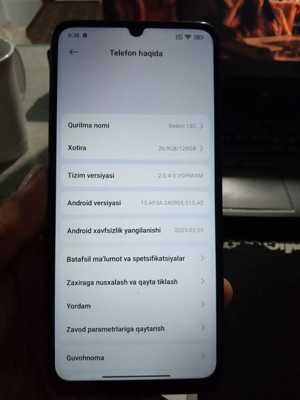 Redmi 13 c 128 g xotira Redmi 13 c 128 g xotira