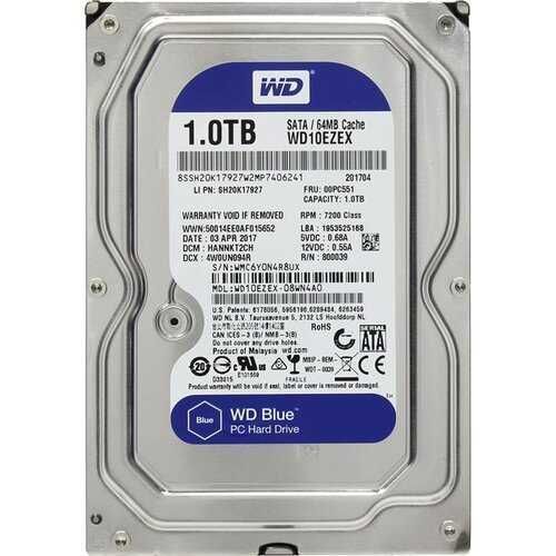 HDD видеонаблюдения 1TB WD Purple