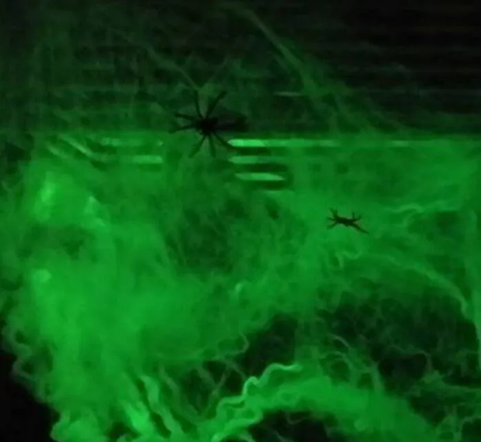 Фосфорная искусственная паутина Halloween