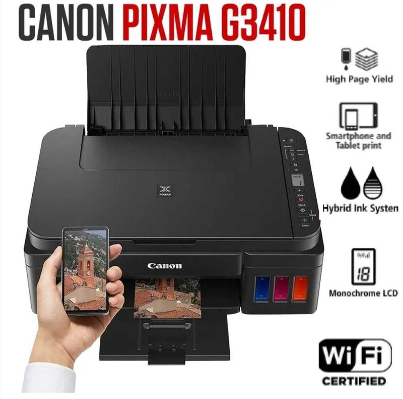 Принтер Canon PIXMA / G3410 / (3в1) / Струйный Принтер Canon PIXMA / G3410 / (3в1) / Струйный