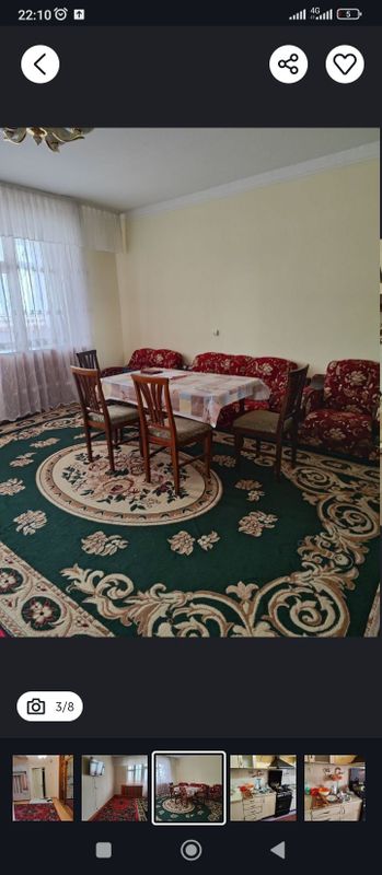 Sergeli Golden House ijaraga kvartira 2 xonali