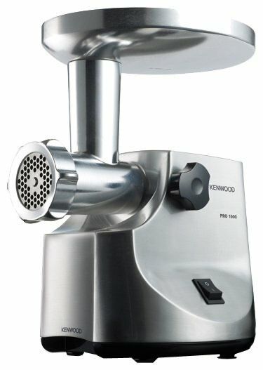 Мясорубка Kenwood MG510, серебристая, металл, 1600Вт, 2 кг/мин