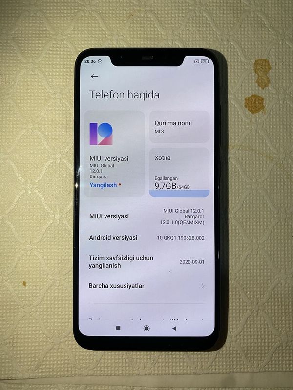 Mi 8sotiladi srochna. Mi 8sotiladi srochna.