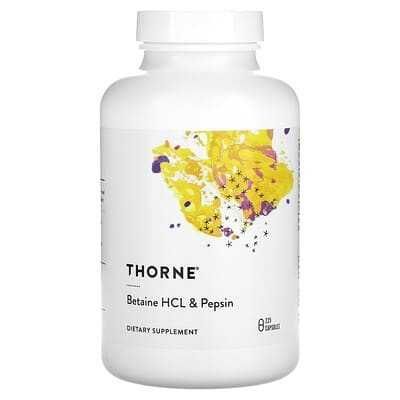 Betaine HCL Pepsin Thorne N225