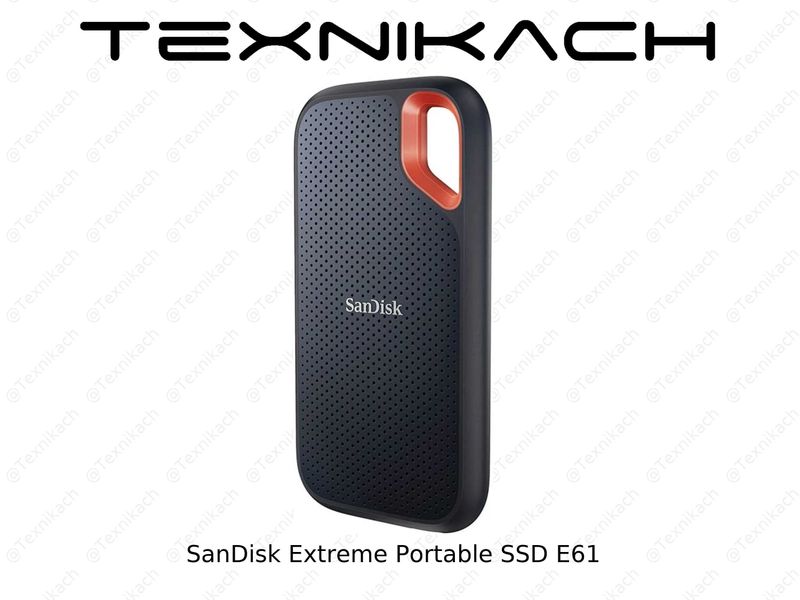Yangi • SanDisk Extreme Portable SSD E61 • Dastavka Yangi • SanDisk Extreme Portable SSD E61 • Dastavka