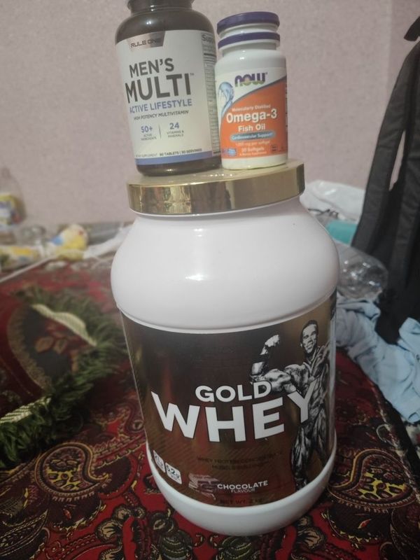 Whey protein multi vitamin kompleks amiga 3 baliq yoği