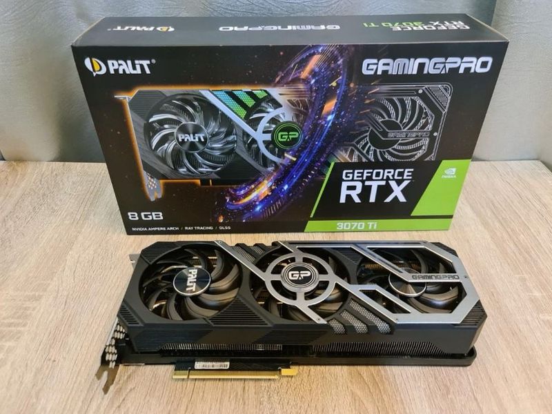 Видеокарта RTX 3070TI 8gb GDDR6