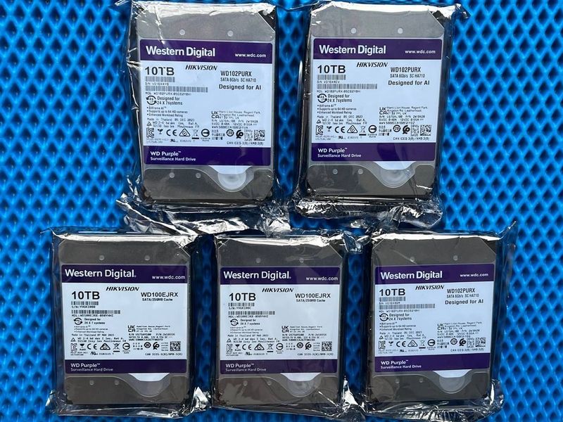 Жёсткие диски WD Purple 10tb new