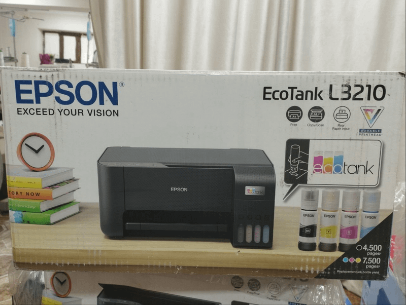 Принтер Epson L3210 | 6400 страниц напечатано Принтер Epson L3210 | 6400 страниц напечатано