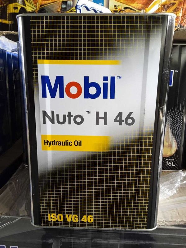 Минеральное гидравлическое масло Mobil nuto H 46 16l