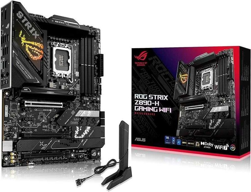 Материнская плата ASUS ROG STRIX Z890-H GAMING WIFI Материнская плата ASUS ROG STRIX Z890-H GAMING WIFI