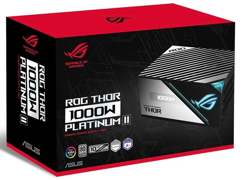 Блок питания 1000W ASUS ROG THOR Platinum II Блок питания 1000W ASUS ROG THOR Platinum II