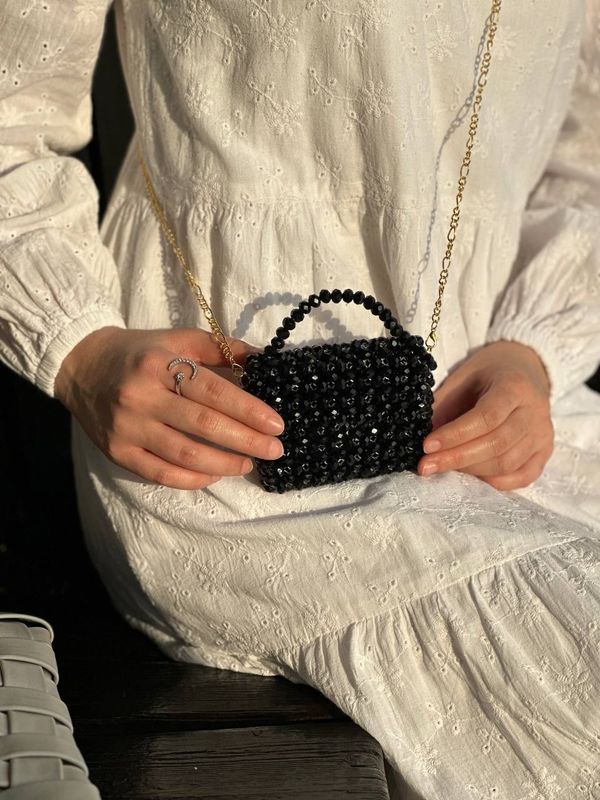 Mini - сумочка в стильном чёрном цвете Mini - сумочка в стильном чёрном цвете