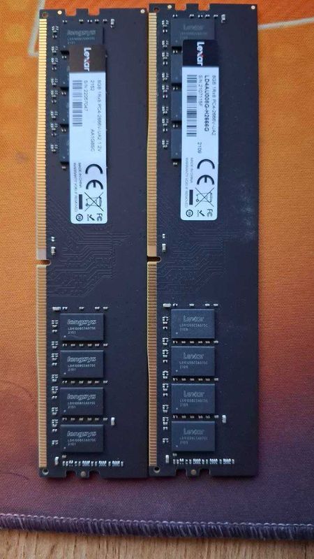 ОЗУ DDR4 2x8GB 2666 MHz Lexar (всего 16GB) ОЗУ DDR4 2x8GB 2666 MHz Lexar (всего 16GB)