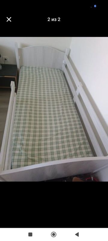 Продам кровать 1.85х0.90. С ортопедическим матрасом. Продам кровать 1.85х0.90. С ортопедическим матрасом.