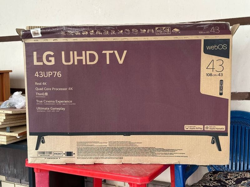 LG 43 Smart 4k arginal ekran singan