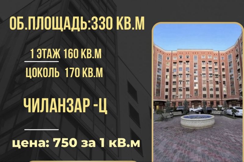 Новостройка 5+5 комнат 1 этаж 160+170