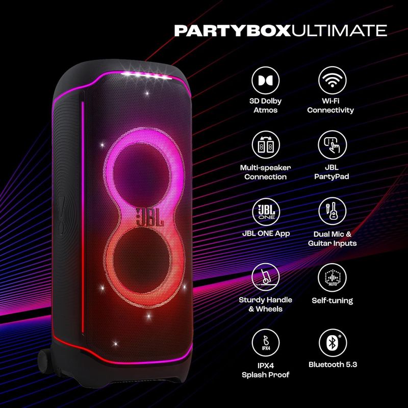 JBL PartyBox Ultimate. Мощный портативный музыкальный центр . JBL Par JBL PartyBox Ultimate. Мощный портативный музыкальный центр . JBL Par