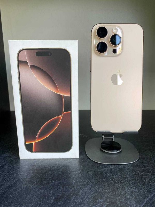 Срочно продается Iphone 16 Pro, 128Gb, Desert, 100%, 34 SIKL Срочно продается Iphone 16 Pro, 128Gb, Desert, 100%, 34 SIKL