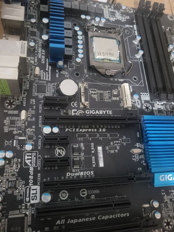 Z77 gigabayt +i7 3770 + 16gb ddr3 ozu + kuller Z77 gigabayt +i7 3770 + 16gb ddr3 ozu + kuller