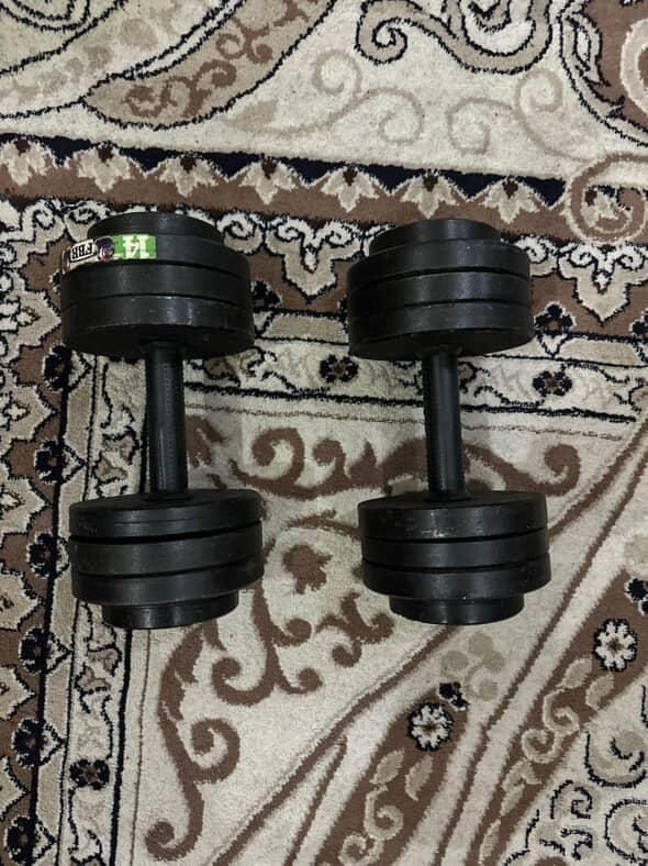Juft gantel sotiladi 14kg dan