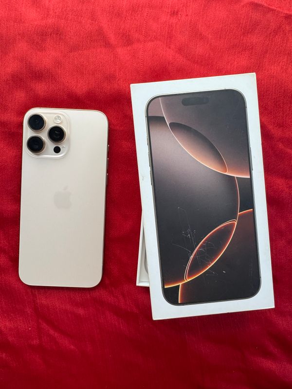 iPhone 16 ProMax 256Gb Desert Akk: 100% Kelwamiz