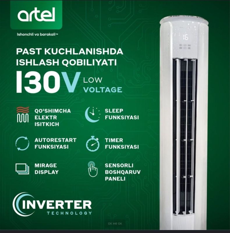 Artel kondisioner sotiladi 24 tali Artel kondisioner sotiladi 24 tali