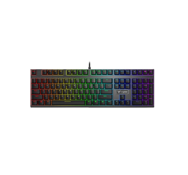; Механическая Клавиатура GAMING KEYBOARD RAPOO V700 RGB ALLOY Black