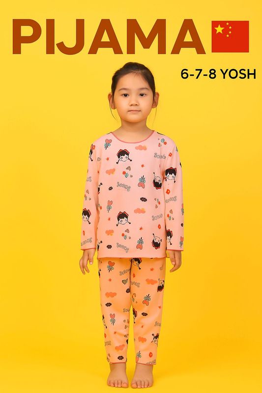 pijama qizaloqlar pijamasi Пижама для девочек