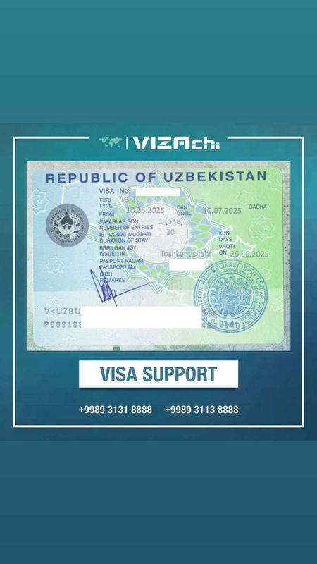 Chet el fuqarolari uchun O'zebekiston vizasi Chet el fuqarolari uchun O'zebekiston vizasi