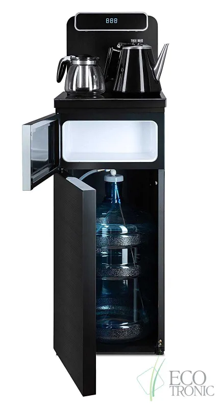 Кулер с чайным столиком Тиабар Ecotronic TB10-LNR black Оптом цена